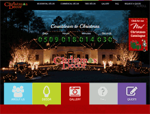 Tablet Screenshot of christmasdecor.ca